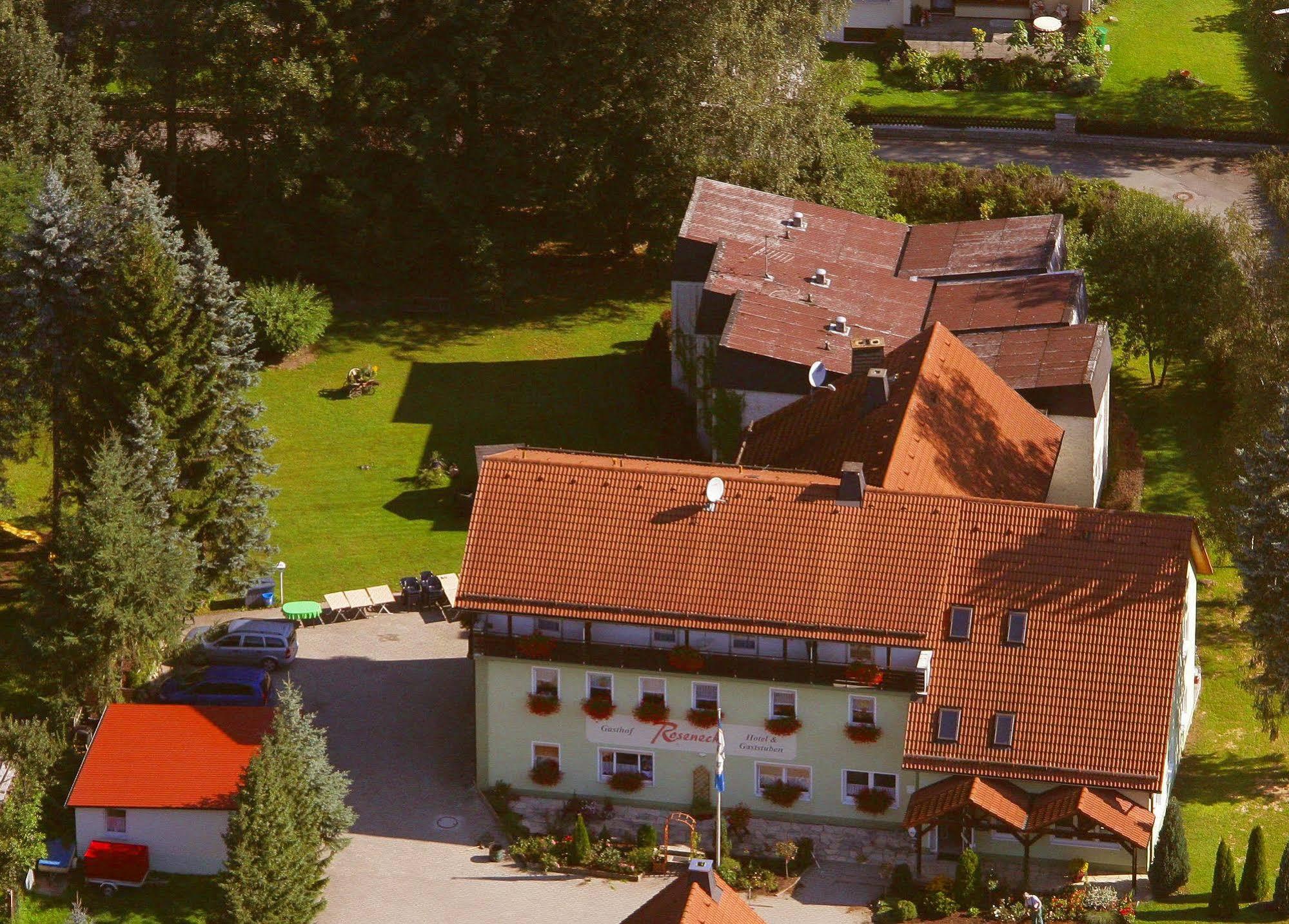 Gasthof Roseneck Wallenfels Bagian luar foto
